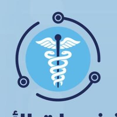 Doctors Services Center emblem: a caduceus