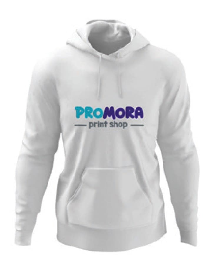 PROMORA print shop branded hoodie