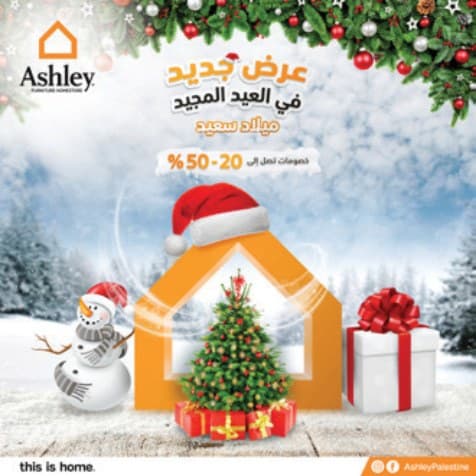 Ashley Christmas social post